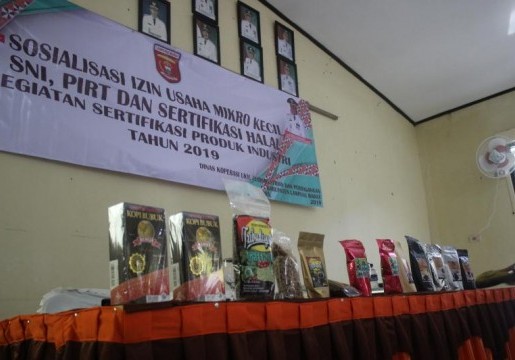 BSN Bina UMK Kopi Lampung Barat Menerapkan SNI