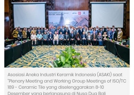 Diikuti 18 Negara, Indonesia Tuan Rumah Pembahasan Standarisasi Keramik Internasional