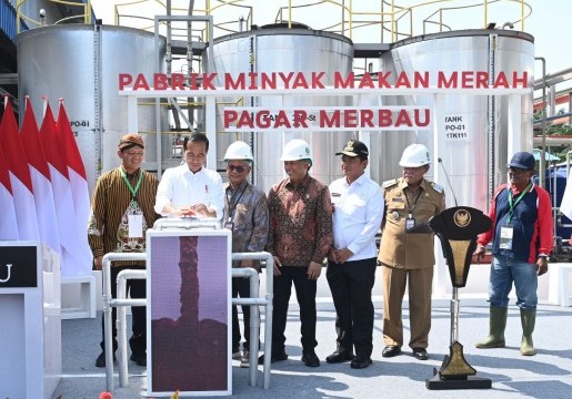 Presiden Resmikan Pabrik Minyak Makan Merah ber-SNI Pertama di Indonesia