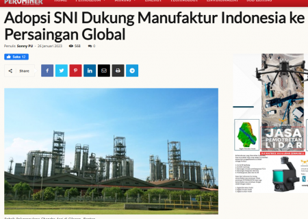 Adopsi SNI Dukung Manufaktur Indonesia ke Persaingan Global