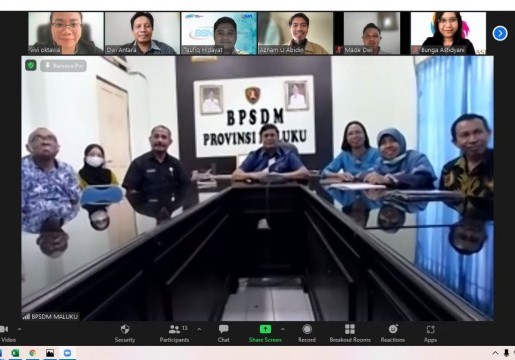 KLT BSN Sulsel Dampingi BPSDM Provinsi Maluku Terapkan Integrasi 3 SNI Sistem Manajemen 