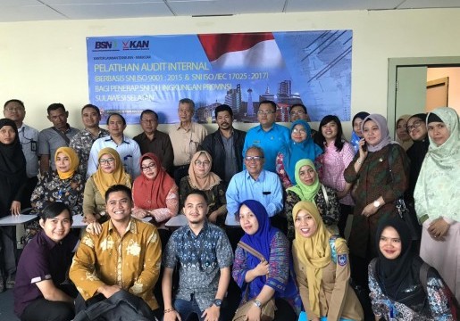 KLT BSN Makassar mengadakan bimbingan teknis pelatihan audit internal bagi stakeholder di SulSel