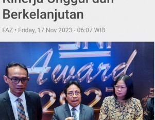 SNI Award 2023, Kukuh S Achmad: Mewujudkan Kinerja Unggul dan Berkelanjutan   