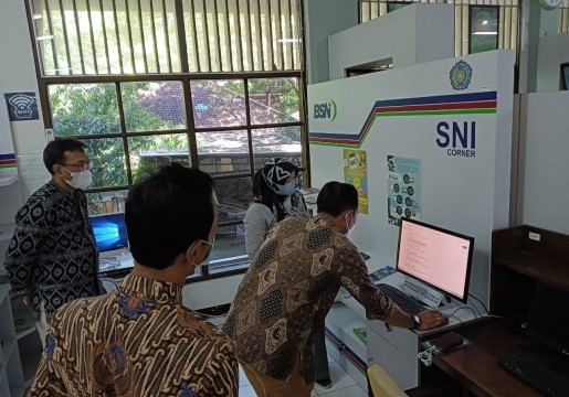 BSN Lakukan Koordinasi SNI Corner Dengan UPT Perpustakaan UNIBA UMS